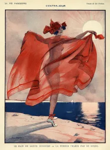 French Artwork Prints: La Vie Parisienne 1923 1920s France Leo Fontan Illustrations naked nudes erotica