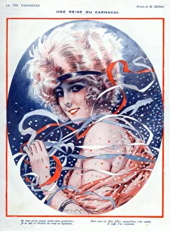 La Vie Parisienne 1923 1920s France Maurice Milliere illustrations womens portraits