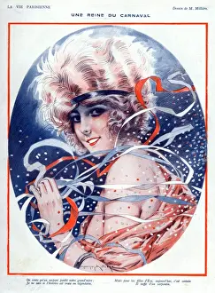 La Vie Parisienne 1923 1920s France Maurice Milliere illustrations womens portraits