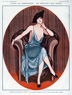 La Vie Parisienne 1923 1920s France A Vallee illustrations womens hats dresses