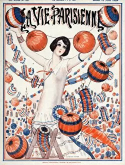 Images Dated 5th August 2009: La Vie Parisienne 1924 1920s France Armand Vallee magazines decorations