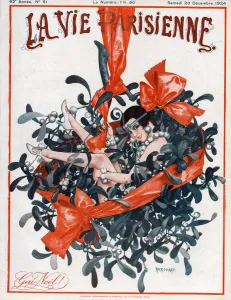1920s Prints: La Vie Parisienne 1924 1920s France Cheri Herouard magazines illustrations erotica