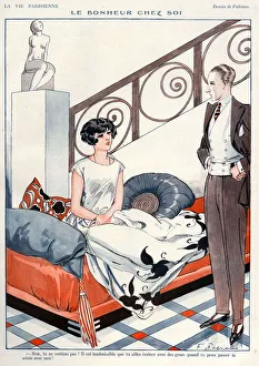 French Artwork Prints: La Vie Parisienne 1924 1920s France F Fabiano illustrations