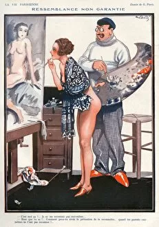 Images Dated 19th August 2009: La Vie Parisienne 1924 1920s France Georges Pavis illustrations erotica artists