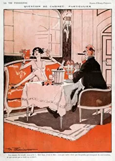 Images Dated 19th August 2009: La Vie Parisienne 1924 1920s France H Fournier illustrations erotica sugar daddies