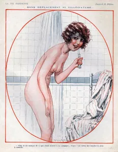 Images Dated 26th September 2008: La Vie Parisienne 1925 1920s France cc erotica showers nudes naked nudity