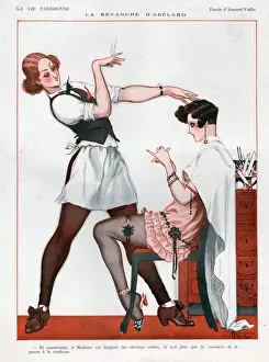 La Vie Parisienne 1925 1920s France cc hairdressers haircuts salons barbers glamour