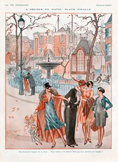 La Vie Parisienne 1925 1920s France cc the morning after partygoers drunk drunks