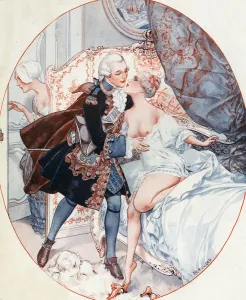 1920s Prints: La Vie Parisienne 1926 1920s France Herouard erotica prostitutes call girls illustrations