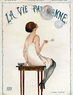 Images Dated 3rd September 2008: La Vie Parisienne 1927 1920s France cc bubbles nightwear nightgowns erotica womens