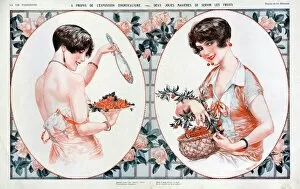 French Artwork Collection: La Vie Parisienne 1927 1920s France cc cherries erotica mirrors