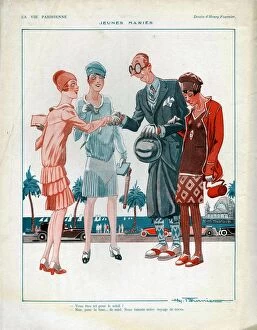 French Artwork Collection: La Vie Parisienne 1927 1920s France cc odd ugly geeks couples