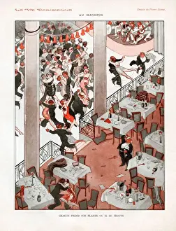 La Vie Parisienne 1928 1920s France cc ballrooms waiters secret drinking party
