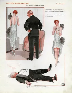 Images Dated 2008: La Vie Parisienne 1929 1920s France cc jealousy disasters