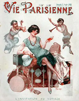 La Vie Parisienne 1929 1920s France cc luggage holidays cruises cruising glamour