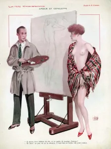 Images Dated 2008: La Vie Parisienne 1929 1920s France cc portraits artists paintings nudes erotica