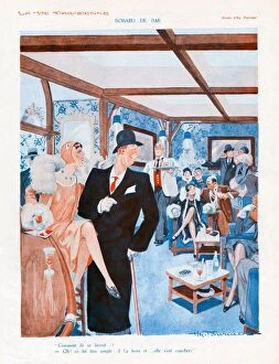 French Artwork Collection: La Vie Parisienne 1930 1930s France cc bars drinking hotels