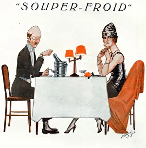 La Vie Parisienne 1930s France cc eating restaurants arguing arguments