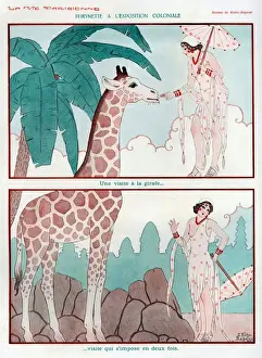 La Vie Parisienne 1931 1930s France cc giraffes safaris jungle