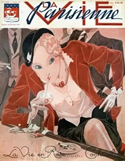 French Artwork Collection: La Vie Parisienne 1931 1930s France cc magazines bars drinking cigarettes cocktails