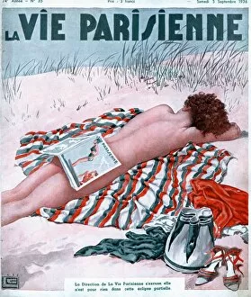 Nineteen Thirties Collection: La Vie Parisienne 1936 1930s France magazines nudes naked beaches sunbathing erotica