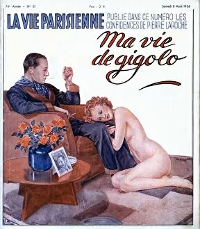 Nineteen Thirties Collection: La Vie Parisienne 1936 1930s France magazines couples erotica nudes women affairs
