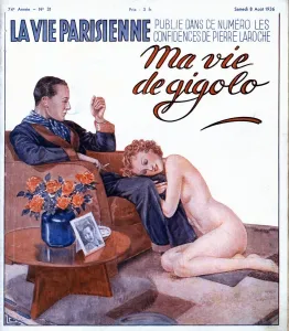 Horticulture Prints: La Vie Parisienne 1936 1930s France magazines couples erotica nudes women affairs