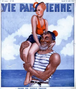 Images Dated 2007: La Vie Parisienne 1936 1930s France magazines erotica sailors swimwear fashion womens