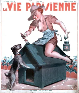 Images Dated 2007: La Vie Parisienne 1936 1930s France magazines women painting kennels erotica DIY
