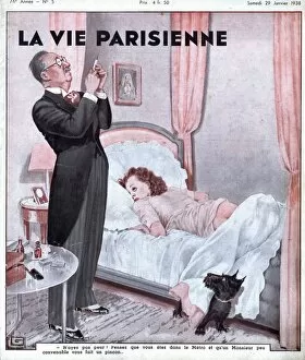 French Artwork Collection: La Vie Parisienne 1938 1930s France magazines erotica bedrooms doctors bedrooms beds