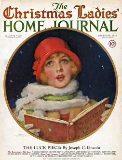 Ladies Home Journal 1920s USA carol singers magazines singing ladiesA Ladies Home Journal 1920s USA carol singers magazines singing ladiesA