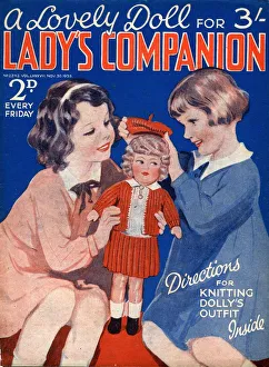 Ladys Companion 1930s UK dolls magazines