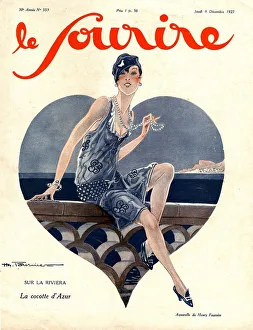 Le Sourire 1920s France glamour art deco magazines