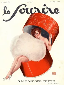 Nineteen Twenties Prints: Le Sourire 1920s France glamour erotica magazines mens
