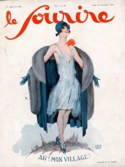French Artwork Collection: Le Sourire 1920s France paris womens magazines
