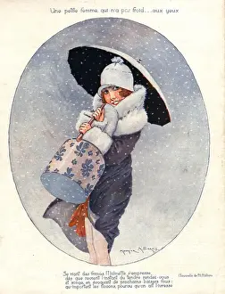 Le Sourire 1920s France seasons glamour winter snow womens magazines clothing clothes