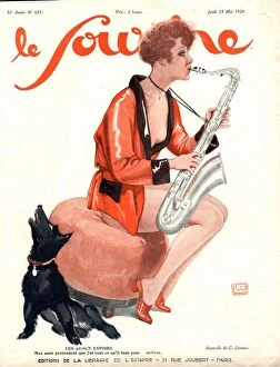 Nineteen Twenties Collection: Le Sourire 1929 1920s France glamour saxophones