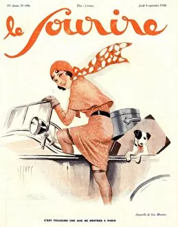 Nineteen Thirties Collection: Le Sourire 1930s France cars magazines