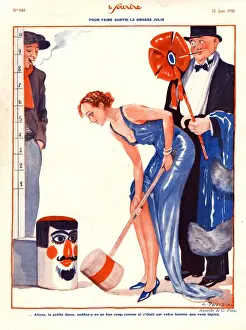 Le Sourire 1930s France glamour test your strength fairs magazines funfairs