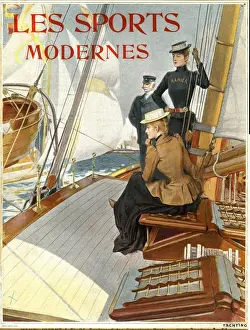 Les Sports Modernes 1910s France cc magazines sailing boats ships