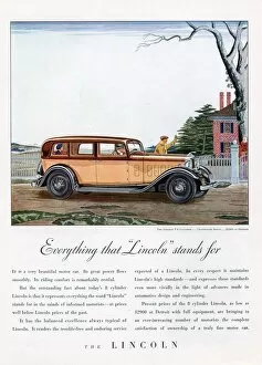 1930's Collection: Lincoln 1932 1930s USA cc cars