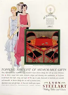 Lyon Steelart 1920s USA cc bridge presents gifts games cards art deco