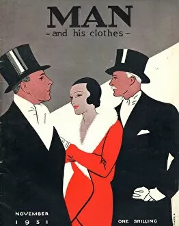 1930's Collection: Man and his clothes 1931 1930s UK mens magazines clothing clothes