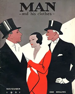 Man and his clothes 1931 1930s UK mens magazines clothing clothes