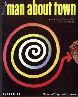 1950s Prints: Man About Town 1958 1950s UK magazines