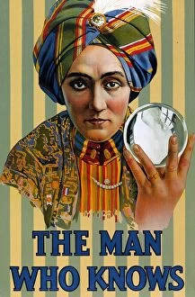 Advertisements Collection: The Man Who Knows 1920s USA Alexander magicians illusions tricks crystal balls fortune