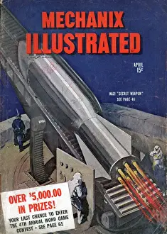 Mechanix Illustrated 1940s USA mcitnt rockets rockets visions of the future futuristic