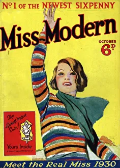 Miss Modern 1930 1930s UK first issue teenagers magazines Original not available