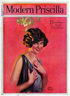 Modern Priscilla 1923 1920s USA mistletoe womens portraits magazines clothing clothes