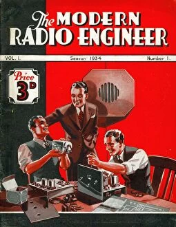 Images Dated 12th May 2006: The Modern Radio Engineer 1934 1930s UK radios first issue magazines